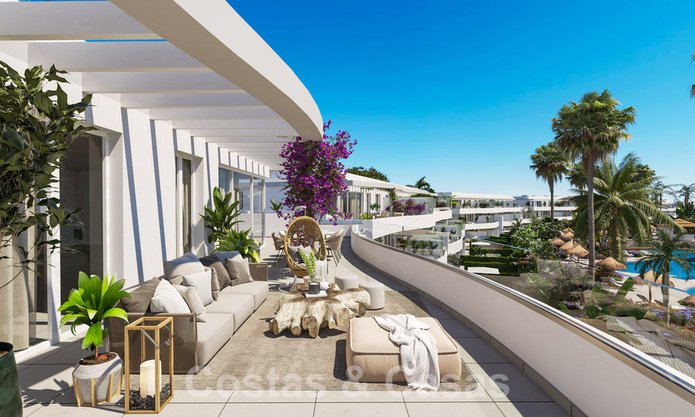 Nueva promoción de apartamentos con vistas al mar en venta, junto a un campo de golf cerca de Sotogrande, Costa del Sol 62029