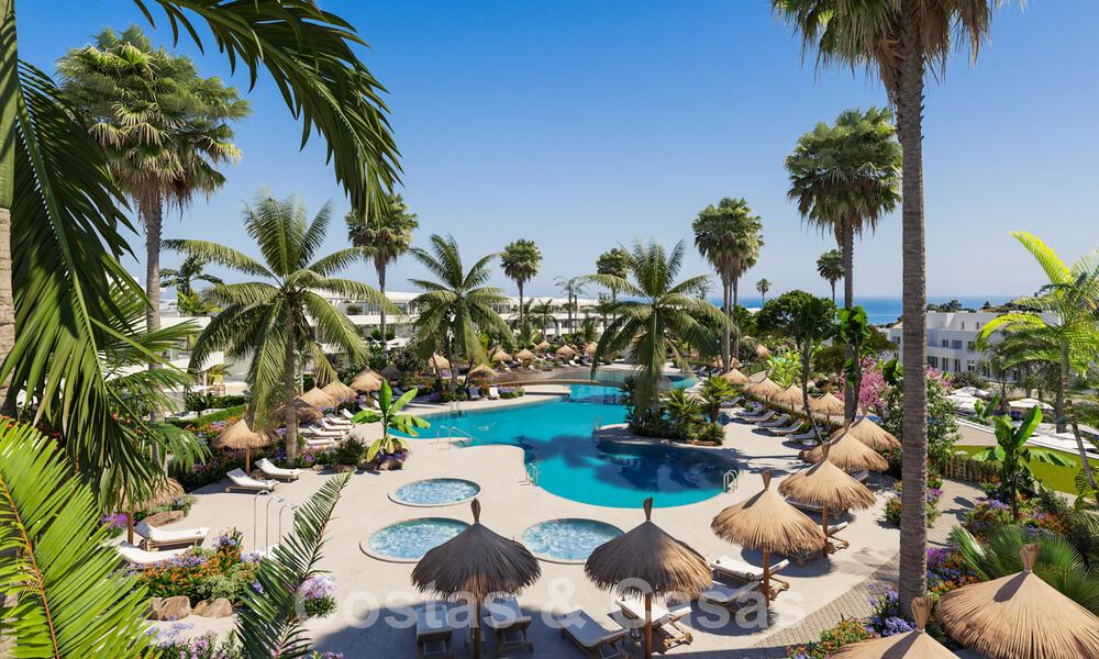 Nueva promoción de apartamentos con vistas al mar en venta, junto a un campo de golf cerca de Sotogrande, Costa del Sol 62037