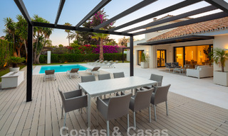 Moderna villa mediterránea de lujo en venta en una prestigiosa urbanización de playa en San Pedro, Marbella 62069 