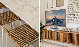 Listo para entrar a vivir! Apartamento reformado con jardín en venta en urbanización cerrada en La Quinta, Benahavis - Marbella 62178 