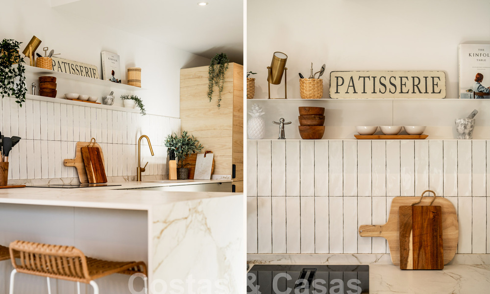 Listo para entrar a vivir! Apartamento reformado con jardín en venta en urbanización cerrada en La Quinta, Benahavis - Marbella 62180