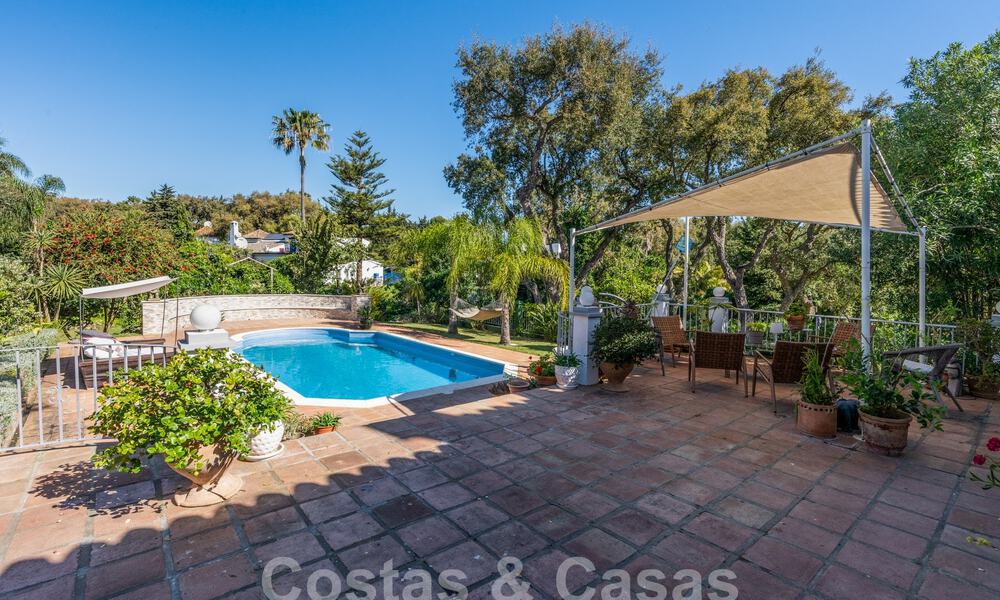 Auténtica villa, arquitectura mediterránea en venta en Sotogrande, Costa del Sol 62232