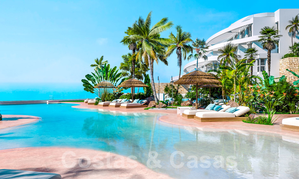 Nuevo complejo de apartamentos prestigioso en venta con vistas al Mediterráneo en Mijas Costa 62373