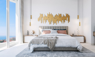 Nuevo complejo de apartamentos prestigioso en venta con vistas al Mediterráneo en Mijas Costa 62386 