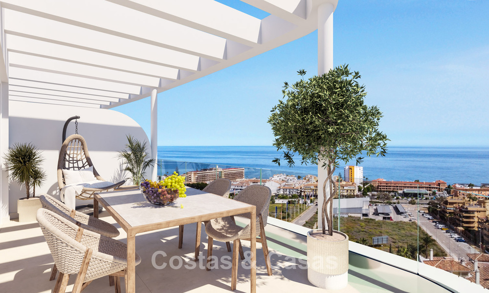 Nuevo complejo de apartamentos prestigioso en venta con vistas al Mediterráneo en Mijas Costa 783552