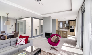 Nueva promoción de modernas villas de lujo en venta, en primera línea de golf con vistas al mar en Mijas, Costa del Sol 62480 