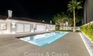 Nueva villa mediterránea moderna de una sola planta en venta, primera línea de golf, cerca de San Pedro - Marbella 62526 