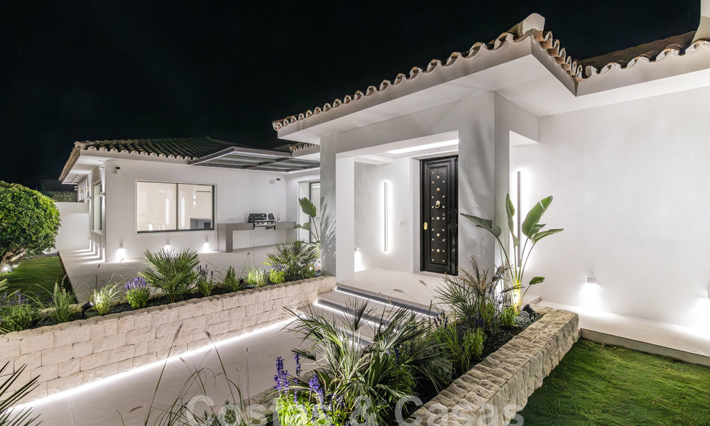 Nueva villa mediterránea moderna de una sola planta en venta, primera línea de golf, cerca de San Pedro - Marbella 62530