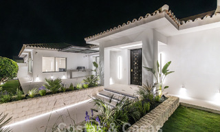 Nueva villa mediterránea moderna de una sola planta en venta, primera línea de golf, cerca de San Pedro - Marbella 62530 
