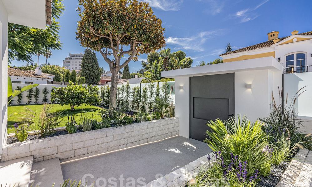 Nueva villa mediterránea moderna de una sola planta en venta, primera línea de golf, cerca de San Pedro - Marbella 62539