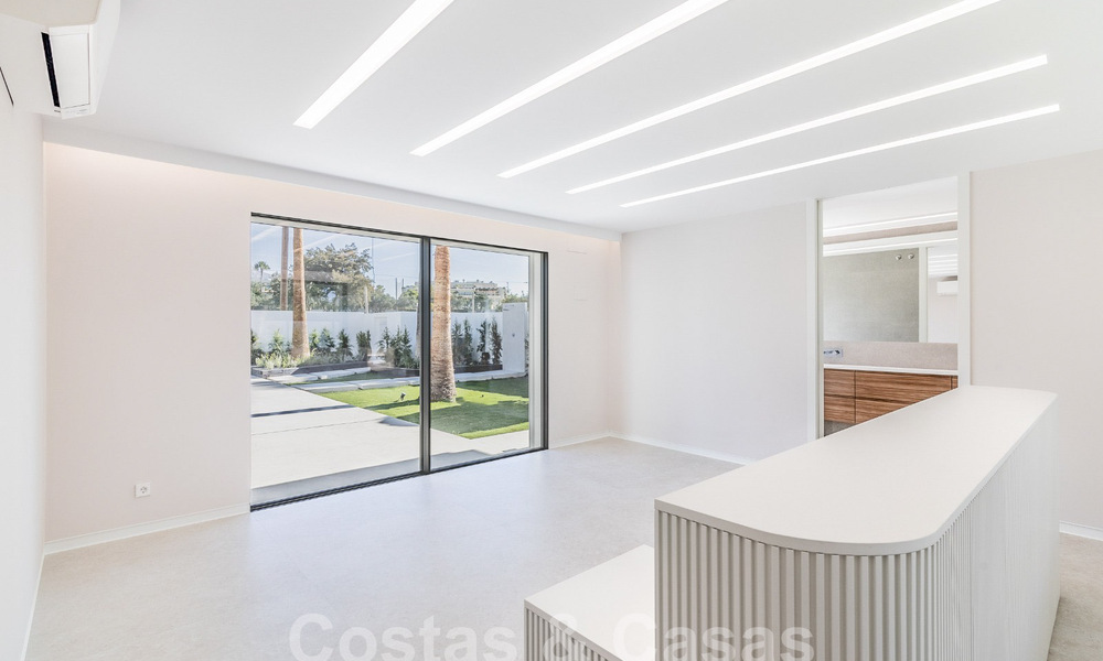 Nueva villa mediterránea moderna de una sola planta en venta, primera línea de golf, cerca de San Pedro - Marbella 62549