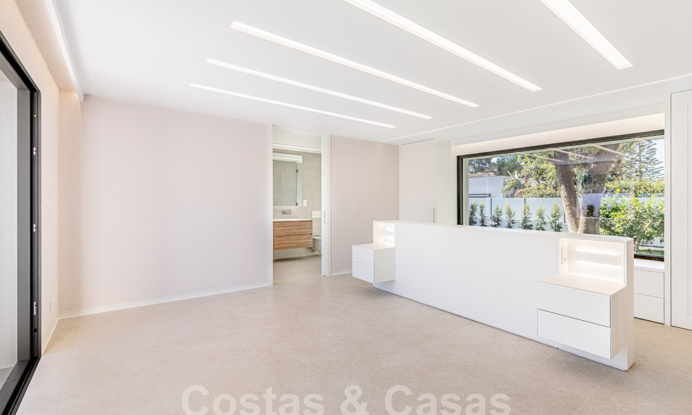 Nueva villa mediterránea moderna de una sola planta en venta, primera línea de golf, cerca de San Pedro - Marbella 62550