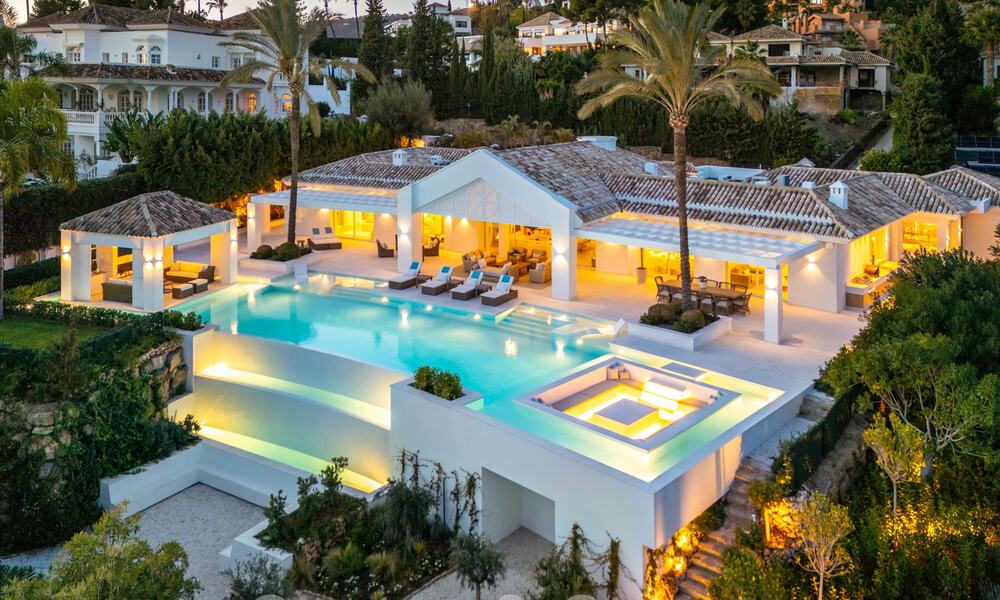 Sofisticada villa de lujo con vistas panorámicas al mar en venta en Nueva Andalucia, Marbella 62758