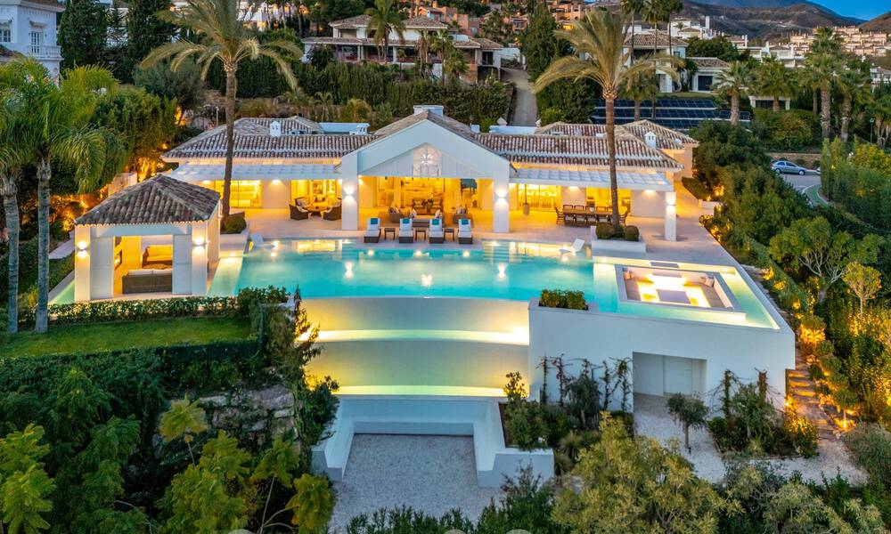 Sofisticada villa de lujo con vistas panorámicas al mar en venta en Nueva Andalucia, Marbella 62759