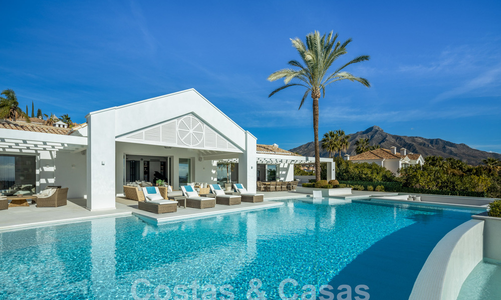 Sofisticada villa de lujo con vistas panorámicas al mar en venta en Nueva Andalucia, Marbella 62771
