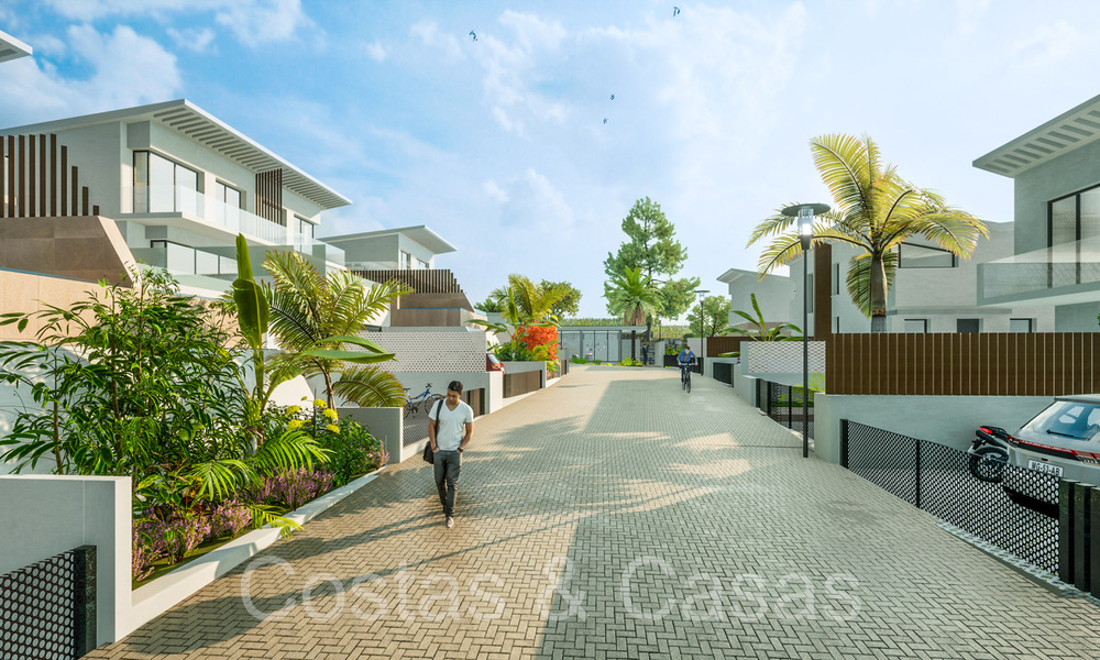 Nuevas casas de lujo de estilo contemporáneo en venta en el valle del golf de Mijas, Costa del Sol 68868