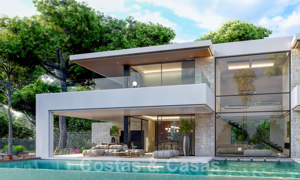 Villa de lujo superior en construcción en venta, en primera línea de golf en zona privilegiada de Marbella Este 62982