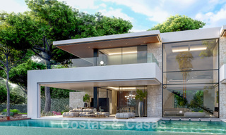Villa de lujo superior en construcción en venta, en primera línea de golf en zona privilegiada de Marbella Este 62982 