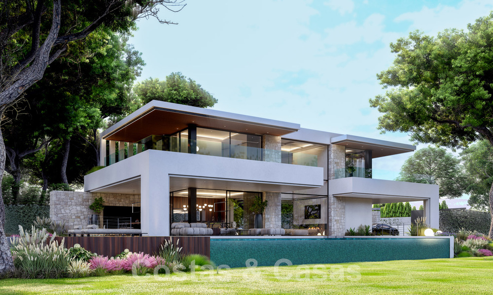 Villa de lujo superior en construcción en venta, en primera línea de golf en zona privilegiada de Marbella Este 62983