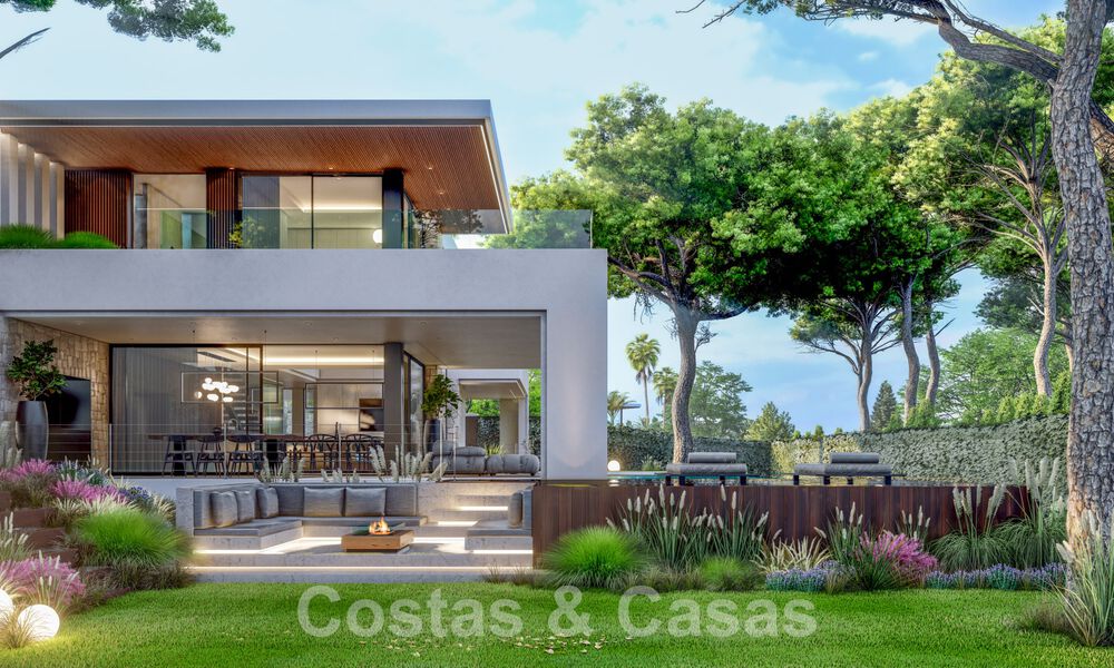 Villa de lujo superior en construcción en venta, en primera línea de golf en zona privilegiada de Marbella Este 62984