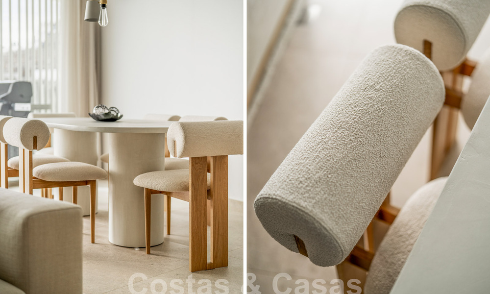 Sofisticado y moderno apartamento en venta con vistas al mar, golf y montaña en Benahavis – Marbella 63127