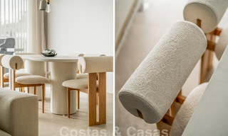 Sofisticado y moderno apartamento en venta con vistas al mar, golf y montaña en Benahavis – Marbella 63127 