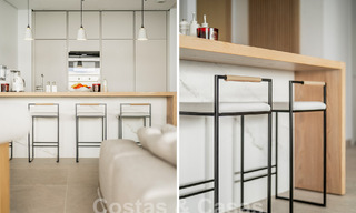 Sofisticado y moderno apartamento en venta con vistas al mar, golf y montaña en Benahavis – Marbella 63135 