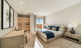 Apartamento de lujo en venta con un interior moderno en una ubanización de lujo en el valle del golf de Nueva Andalucia, Marbella 63285 