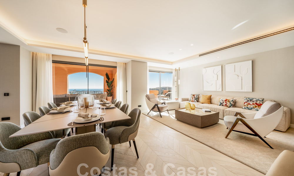 Apartamento de lujo en venta con un interior moderno en una ubanización de lujo en el valle del golf de Nueva Andalucia, Marbella 63293