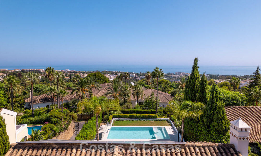 Moderna villa de lujo reformada en venta con vistas al mar en Sierra Blanca, en la Milla de Oro de Marbella 63510
