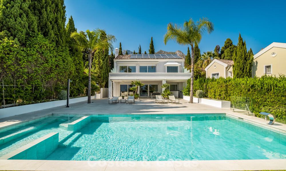 Moderna villa de lujo reformada en venta con vistas al mar en Sierra Blanca, en la Milla de Oro de Marbella 63521