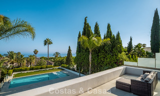 Moderna villa de lujo reformada en venta con vistas al mar en Sierra Blanca, en la Milla de Oro de Marbella 63540 