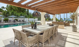 Amplia villa de lujo en venta con vistas al mar y comodidades de 5 estrellas en la Milla de Oro de Marbella 63648 