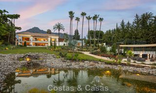 Amplia villa de lujo en venta con vistas al mar y comodidades de 5 estrellas en la Milla de Oro de Marbella 63704 