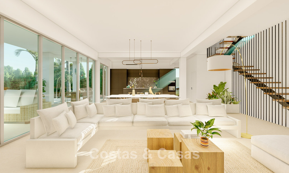 Villa nueva moderna en venta a pocos pasos de la playa y de todos los servicios en San Pedro, Marbella 63562