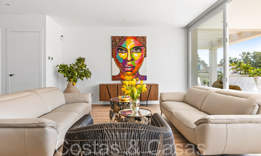 Villa nueva moderna en venta a pocos pasos de la playa y de todos los servicios en San Pedro, Marbella 67007