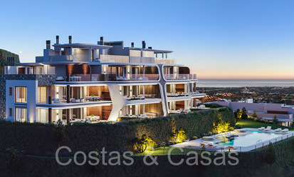 Nuevo proyecto de apartamentos modernos en venta, en un privilegiado resort de golf en las colinas de Marbella - Benahavis 63767