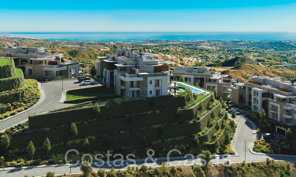 Nuevo proyecto de apartamentos modernos en venta, en un privilegiado resort de golf en las colinas de Marbella - Benahavis 63773