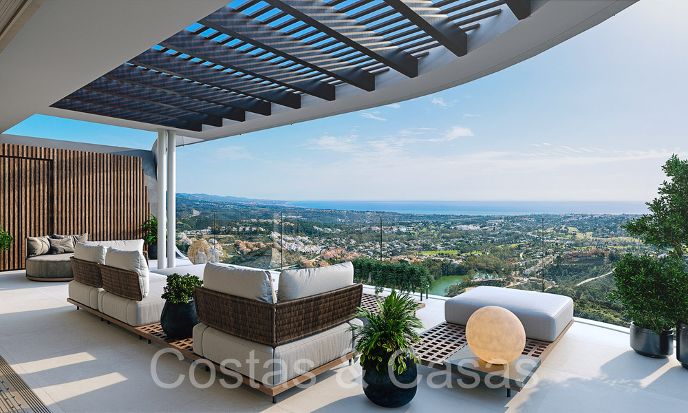 Nuevo proyecto de apartamentos modernos en venta, en un privilegiado resort de golf en las colinas de Marbella - Benahavis 63776