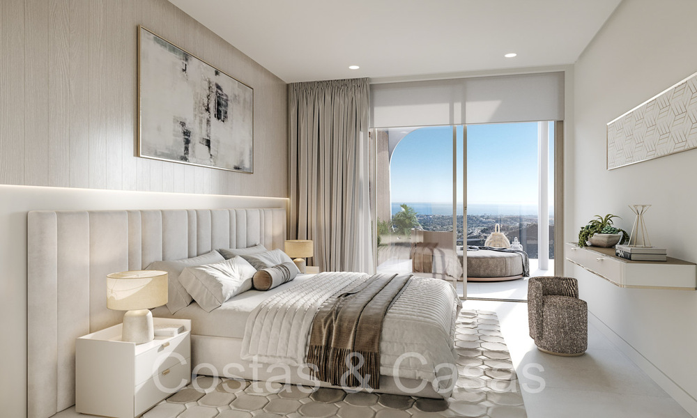 Nuevo proyecto de apartamentos modernos en venta, en un privilegiado resort de golf en las colinas de Marbella - Benahavis 63780