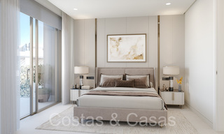 Nuevo proyecto de apartamentos modernos en venta, en un privilegiado resort de golf en las colinas de Marbella - Benahavis 63782 