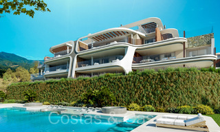 Nuevo proyecto de apartamentos modernos en venta, en un privilegiado resort de golf en las colinas de Marbella - Benahavis 63783 