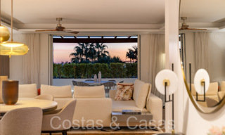 Lujoso apartamento de 3 dormitorios en venta en un complejo cerrado y seguro en la Milla de Oro de Marbella 63950 