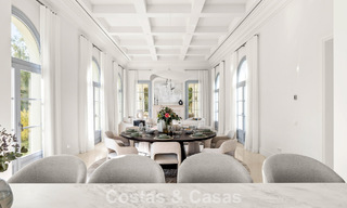 Villa de lujo con diseño moderno-mediterráneo, lista para entrar a vivir, en venta en una popular zona de golf en Nueva Andalucía, Marbella 774521 