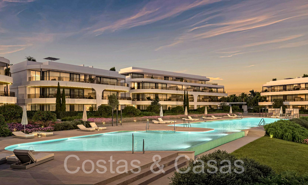 Proyecto nuevo de apartamentos en venta en la Nueva Milla de Oro entre Marbella y Estepona 64277