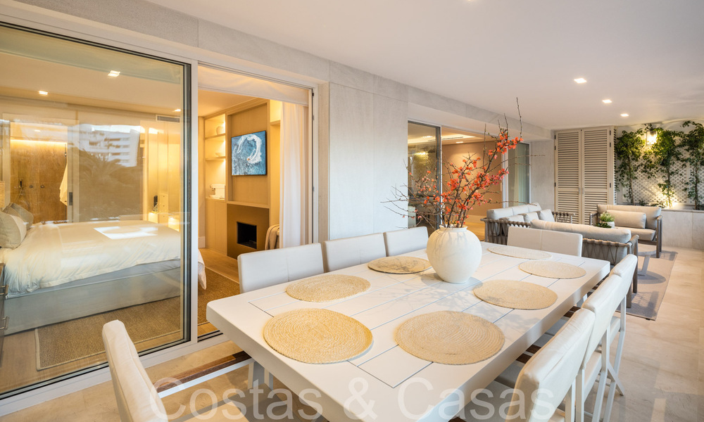 Apartamento de 3 dormitorios amueblado de forma contemporánea en venta en el centro de Marbella 65348