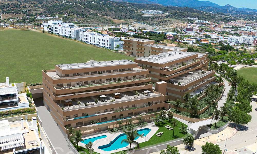 Nuevos apartamentos de lujo de estilo vanguardista en venta cerca del centro de Estepona 64712