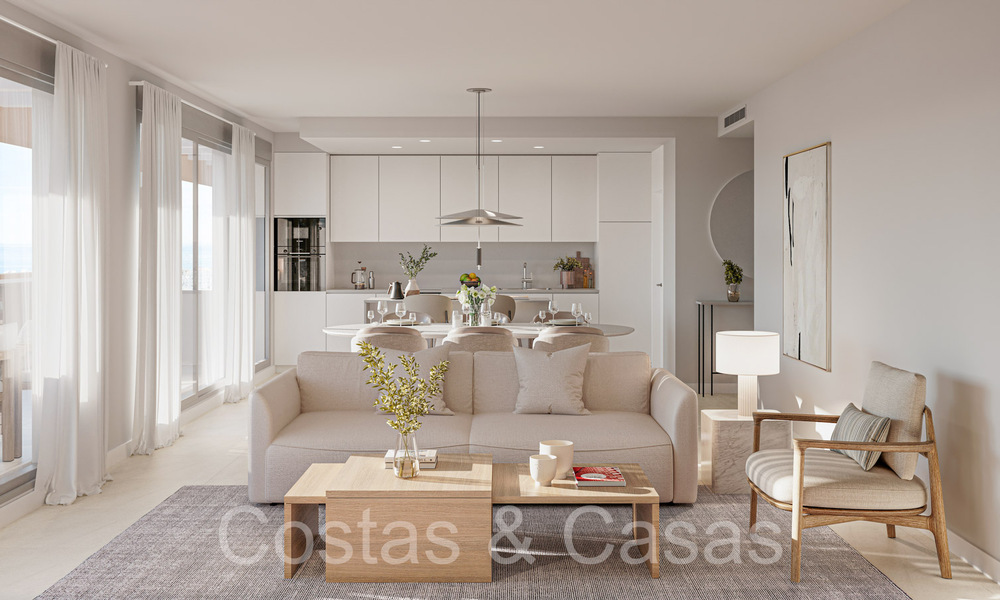 Nuevos apartamentos de lujo de estilo vanguardista en venta cerca del centro de Estepona 64717