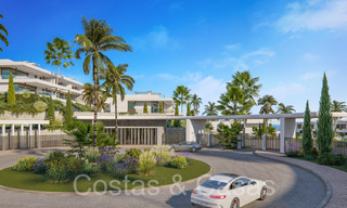Prestigiosos apartamentos nuevos en venta junto al campo de golf, con vistas al mar y al golf, Marbella Este 64736 