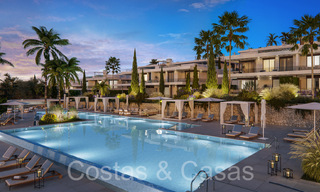 Prestigiosos apartamentos nuevos en venta junto al campo de golf, con vistas al mar y al golf, Marbella Este 64740 